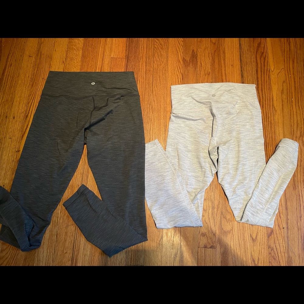 2 pair of lululemon great condition both size 8
